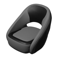 Taco Metals Oversized - Not Qualified for Free Shipping Taco Caladesi Smooth Bucket Seat Grey/Black #BA2-25GRY-BLK