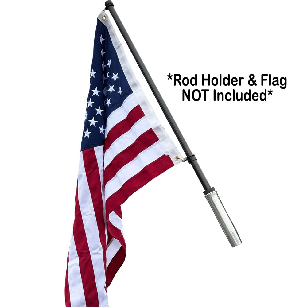 Taco Metals Qualifies for Free Shipping Taco Carbon Fiber Flag Pole with J-Lock System 54" #FP-0125-CF54