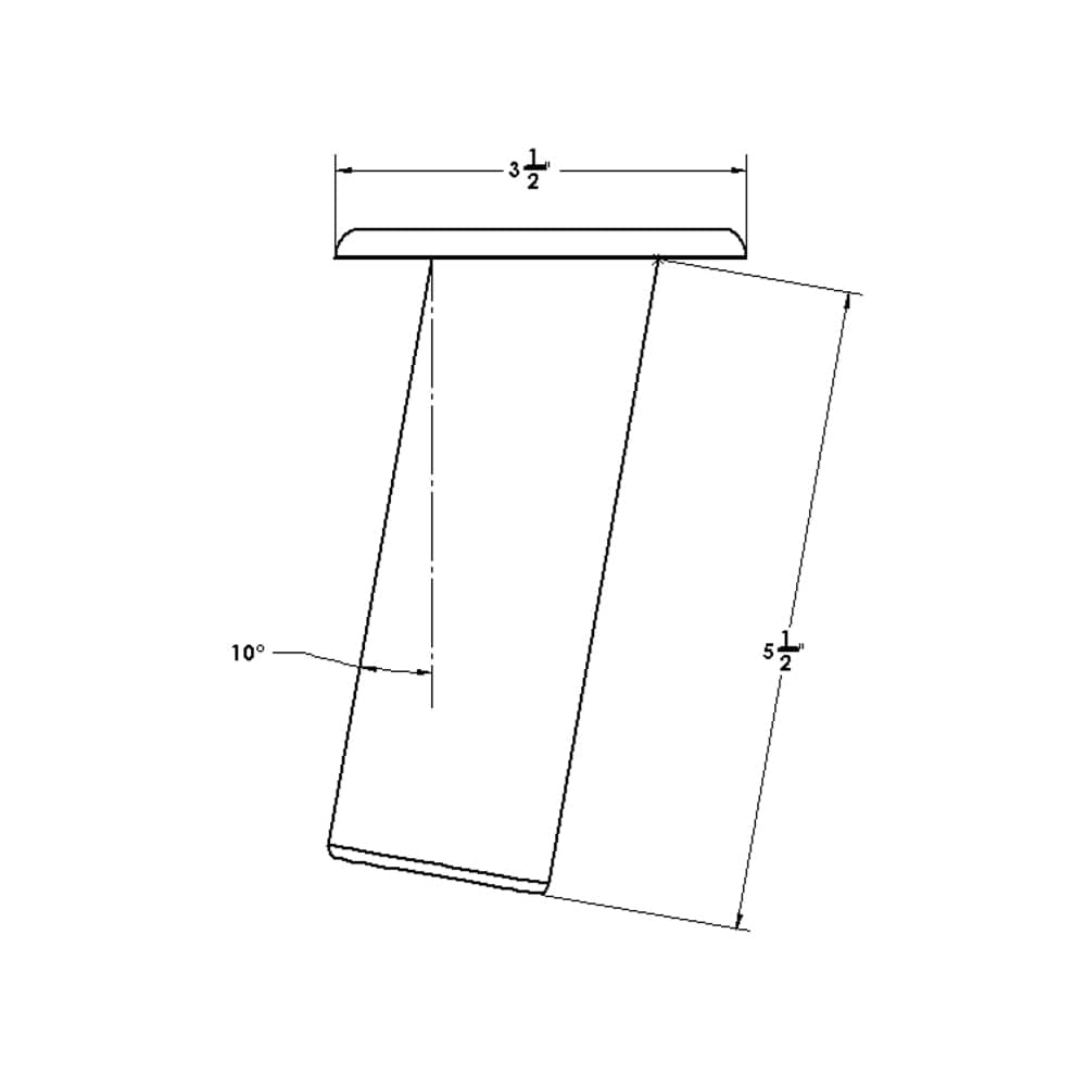 Taco Metals Qualifies for Free Shipping Taco Flush Mount Rod Holder 10-Degree Deluxe Anodized Finish #F31-0702BXY