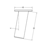 Taco Metals Qualifies for Free Shipping Taco Flush Mount Rod Holder 10-Degree Deluxe Anodized Finish #F31-0702BXY