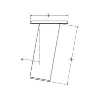 Taco Metals Qualifies for Free Shipping Taco Flush Mount Rod Holder 10-Degree Deluxe Anodized Finish #F31-0702BXY