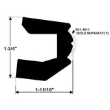 Taco Metals Qualifies for Free Shipping Taco Metals 1-3/4" White 20' Rigid Rub Rail #V21-9647WHA20D