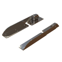 Taco Metals Qualifies for Free Shipping Taco Ratchet Hinges 316 SS Polished Pair 18-1/2