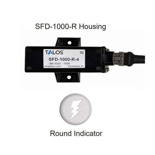 Talos Qualifies for Free Shipping Talos SFD1000R White Round Flush Mount Lightning Detector with 20' Cable #1525