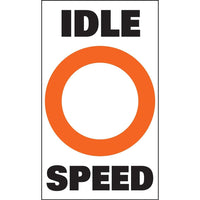 Taylor Made Qualifies for Free Shipping Taylor Made E Idle Speed Labels #46188