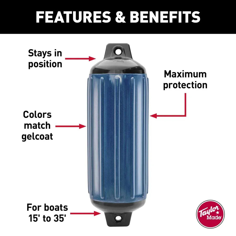 Taylor Made Qualifies for Free Shipping Taylor Made Navy Super Gard Vinyl Fender 30" Boats 35-50' #957128