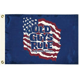 Taylor Made Qualifies for Free Shipping Taylor Made Old Guys Rull Life Well Served 12" x 18" Flag #5630