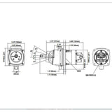 Teleflex Qualifies for Free Shipping Teleflex Seastar Helm 2.4 Classic Tilt ORB #HH6542-4