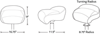 Tempress Products Qualifies for Free Shipping Tempress Pro Casting Seat Charcoal/Gray/Carbon #68752