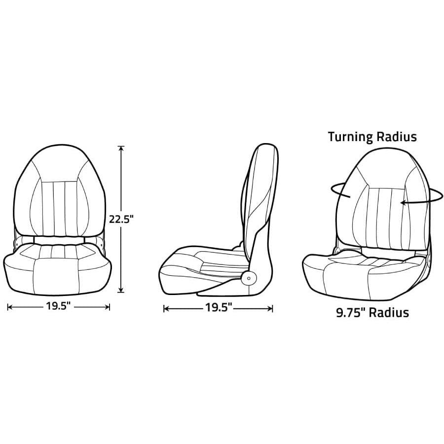 Tempress Products Qualifies for Free Shipping Tempress Seat ProBax High-Back Seat Mossy Oak #68469