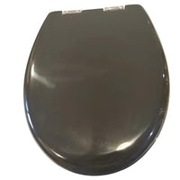 Thetford Qualifies for Free Shipping Thetford 38132 Black Toilet Seat & Cover with Chrome Hinges #T-278N