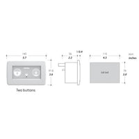 Thetford Qualifies for Free Shipping Thetford All-in-One SFT 2P Double Function Control Panel #T-PF.P11