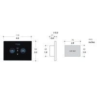 Thetford Qualifies for Free Shipping Thetford Touch Soft MultiFunction Control Panel #T-PF.P11T2B