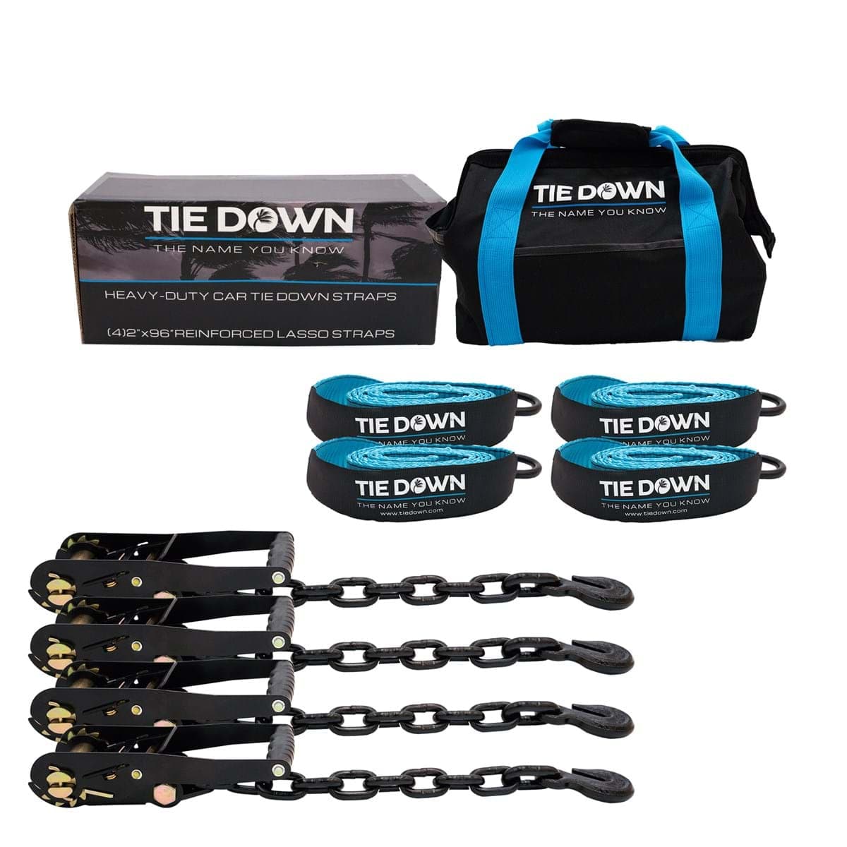 Tie Down Engineering Qualifies for Free Shipping Tie Down Car Ratchet Strap 2" x 8' 1759 lb Blue #13985