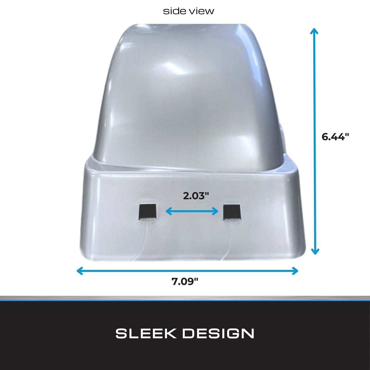 Tie Down Engineering Qualifies for Free Shipping Tie Down Plastic Fender 8" to 12" Silver #49378S