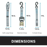 Tie Down Engineering Qualifies for Free Shipping Tie Down Ratchet Strap 1.5