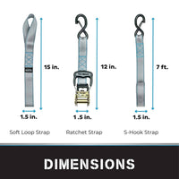 Tie Down Engineering Qualifies for Free Shipping Tie Down Ratchet Strap 1.5