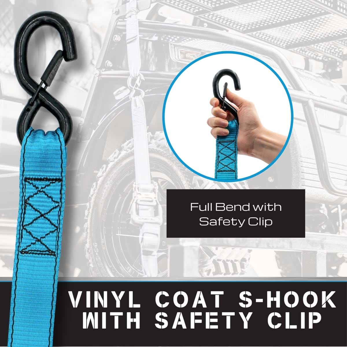Tie Down Engineering Qualifies for Free Shipping Tie Down Ratchet Strap 2" x 10' 3000 lb Blue #13993