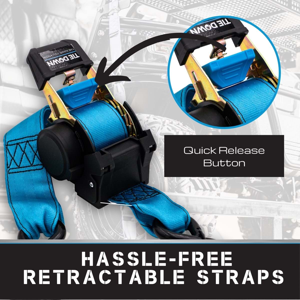 Tie Down Engineering Qualifies for Free Shipping Tie Down Ratchet Strap 2" x 10' 3000 lb Blue #13993