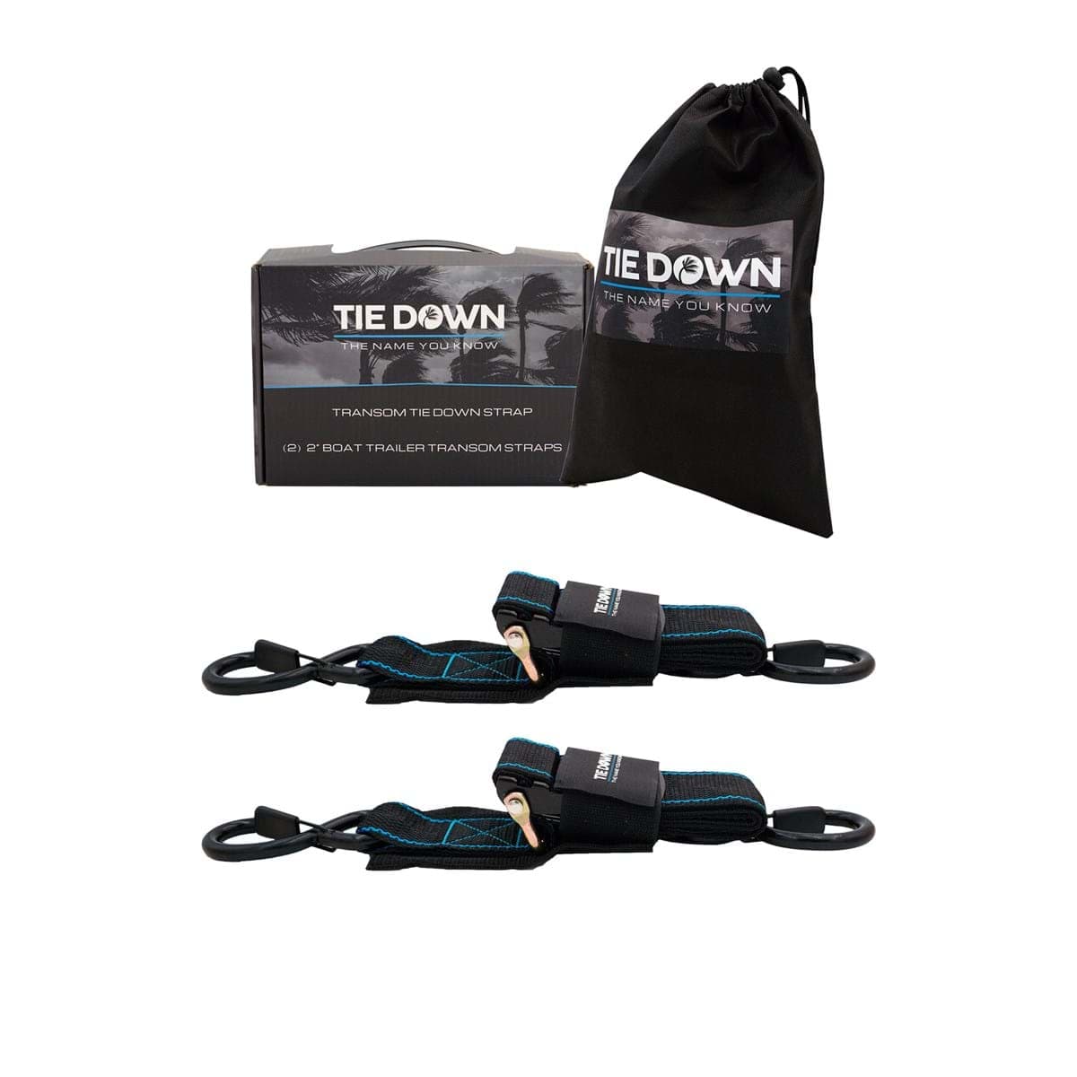 Tie Down Engineering Qualifies for Free Shipping Tie Down Transom Strap 2" x 48" 1206 Black #13994-BLK