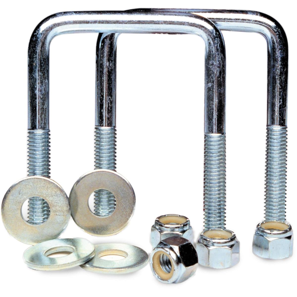 Tie Down Engineering Qualifies for Free Shipping Tie Down U-Bolt-Square 3-1/8" x 4" Pair #86210