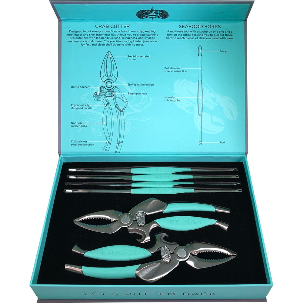 Toadfish Qualifies for Free Shipping Toadfish Crab & Lobster Tool Set 2 Crab Cutters #1022