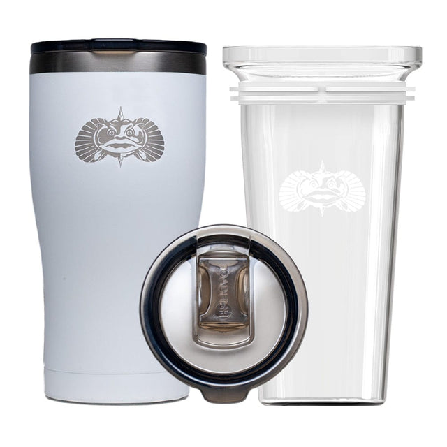 Toadfish Qualifies for Free Shipping Toadfish Non-Tipping 20oz Tumbler White #1133