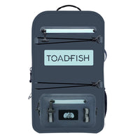 Toadfish Qualifies for Free Shipping Toadfish Waterproof Sealed Backpack + Sling Ocean Blue #2203