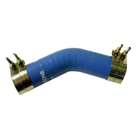 Trident Marine Qualifies for Free Shipping Trident 2-1/2" ID 45-Degree Blue Silicone Molded Elbow #242V2120-S/S