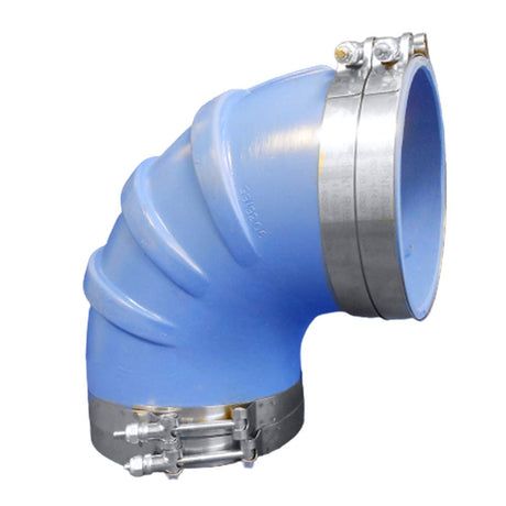 Trident Marine Qualifies for Free Shipping Trident 3" ID 90-Degree Blue Silicone Molded Wet Exhaust #290V3000-S/S