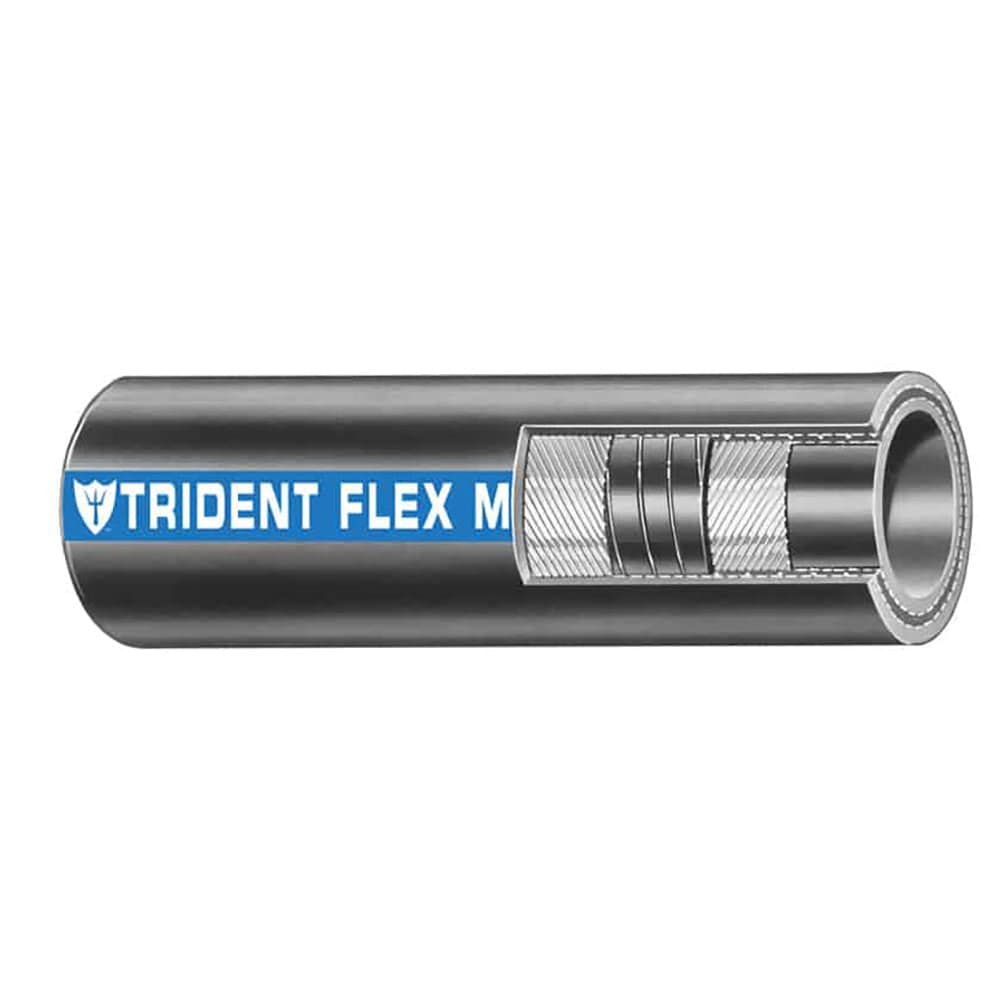 Trident Marine Qualifies for Free Shipping Trident Marine 1" Hard Wall Wet Exhaust/Water Hose Black #100-1006-FT