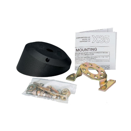 Uflex USA Qualifies for Free Shipping Uflex 20-Degree Mounting Bezel Black for Rotary Steering System #X35
