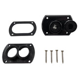 Uflex USA Qualifies for Free Shipping Uflex Dual Thru-Hull Hose Fitting Black #R8B
