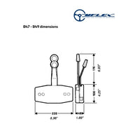 Uflex USA Qualifies for Free Shipping Uflex Single Action Dual Lever Side Mount Control Light Grey #B47