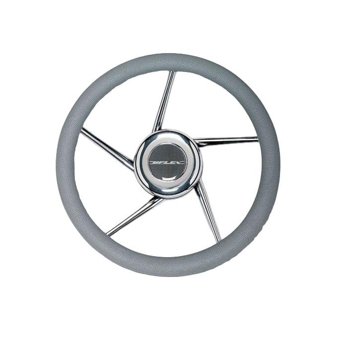 Uflex USA Qualifies for Free Shipping Uflex Steering Wheel Grey Poly Grip 5 SS Spokes #V03