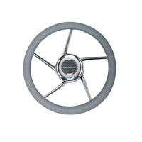 Uflex USA Qualifies for Free Shipping Uflex Steering Wheel Grey Poly Grip 5 SS Spokes #V03