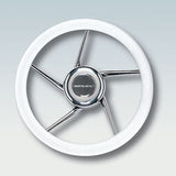 Uflex USA Qualifies for Free Shipping Uflex Steering Wheel White Poly Grip 5 SS Spokes #V02