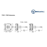 Uflex USA Qualifies for Free Shipping Uflex T71FC Single Cable Rotary Steering Helm #T71FC