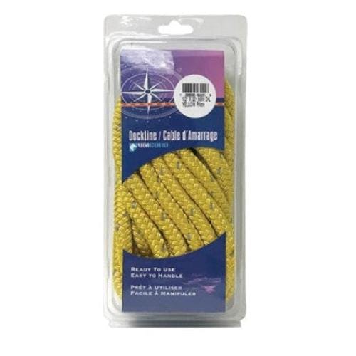 Unicord Qualifies for Free Shipping Unicord Dock Line 1/2" x 20' Yellow Reflective #464418