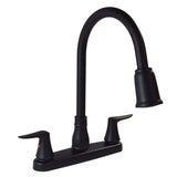Valterra Qualifies for Free Shipping Valterra Catalina 2-Handle Pull Down Kitchen Faucet Matte Black #PF221703