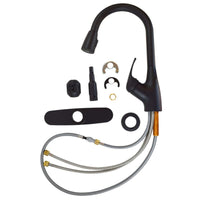 Valterra Qualifies for Free Shipping Valterra Premium Single Handle Pull-Down Kitchen Faucet Matte Black #PF231761