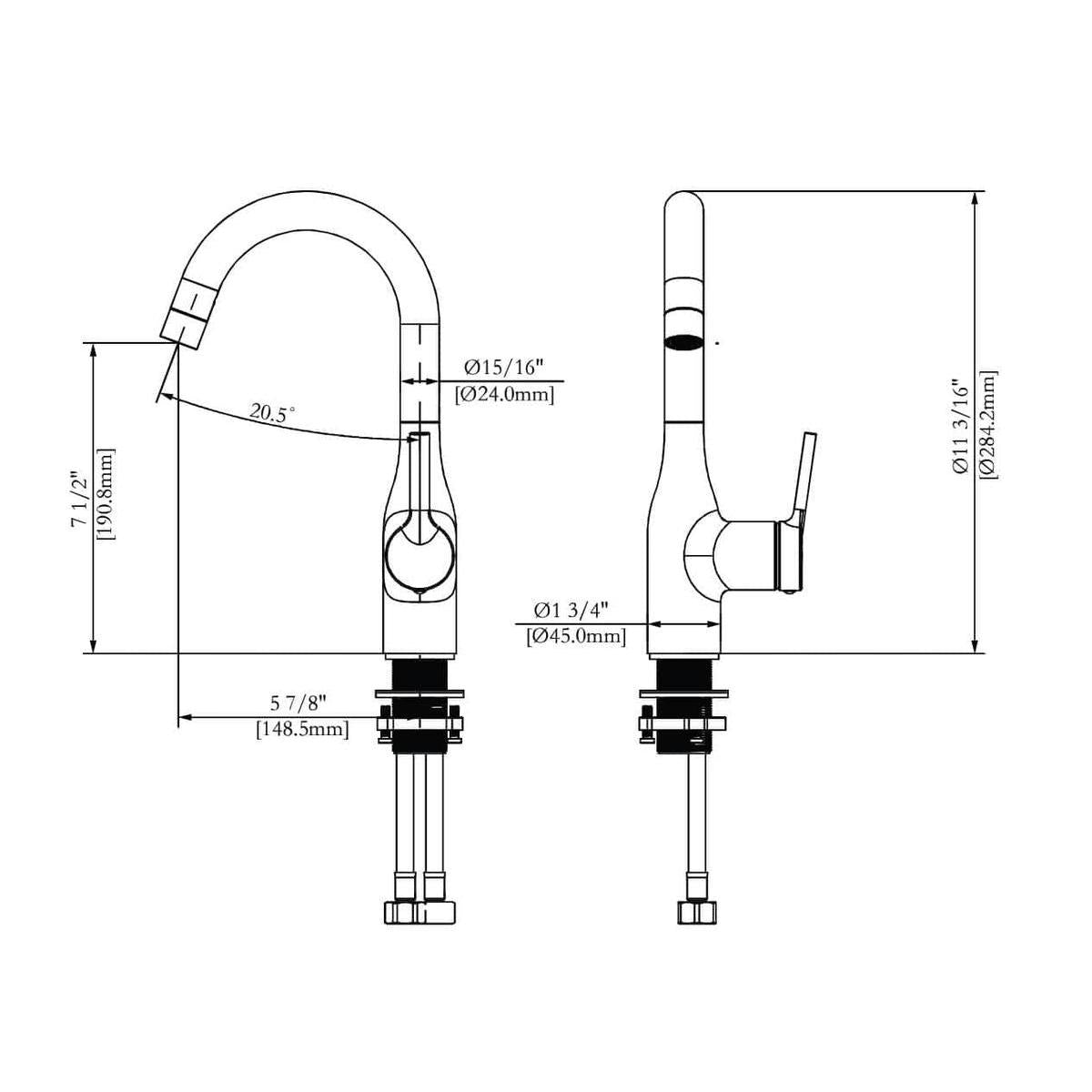 Valterra Qualifies for Free Shipping Valterra Premium Slimline 1 Handle Brushed Nickel #PF231410