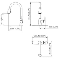 Valterra Qualifies for Free Shipping Valterra Premium Slimline 1 Handle Power Boost Brushed Nickel #PF231466