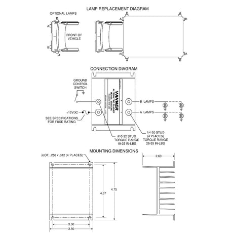 Vanner Qualifies for Free Shipping Vanner 2 Terminal Flasher 50a Output Per Terminal #3250GCPE
