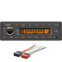 VDO Qualifies for Free Shipping VDO 12v Radio Kit with Orange Display Includes Power #TRW312UB-ORK