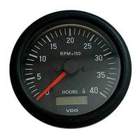 VDO Qualifies for Free Shipping VDO Cockpit International Gen II 4K RPM Tach with Hourmeter #333-93500