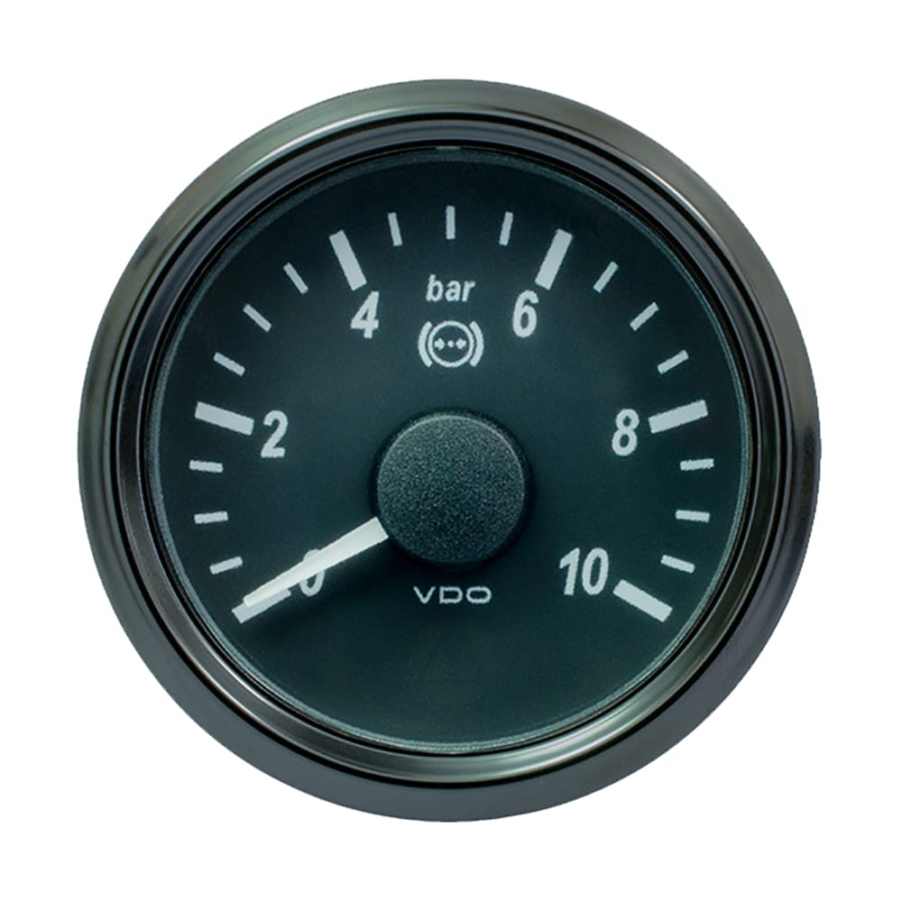 VDO Not Qualified for Free Shipping VDO SingleViu 2-1/16" Brake Pressure Gauge 10 Bar #A2C1800340030