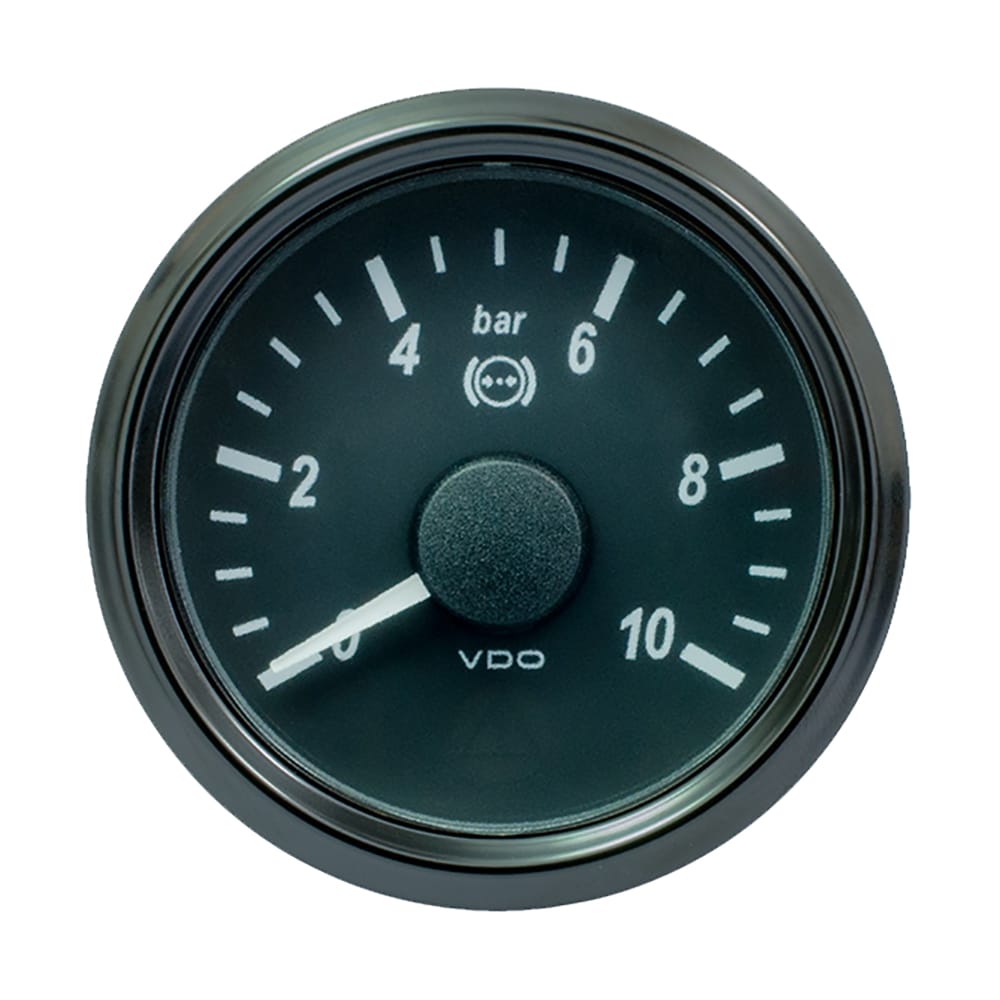 VDO Not Qualified for Free Shipping VDO SingleViu 2-1/16" Brake Pressure Gauge 15 Bar #A2C3833450030