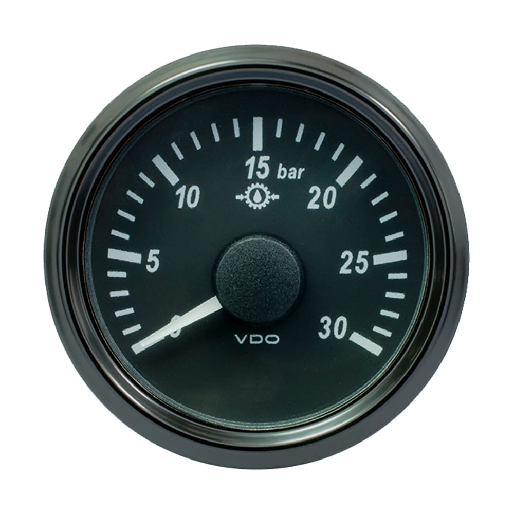 VDO Not Qualified for Free Shipping VDO SingleViu 2-1/16" Brake Prssure Gauge 30 Bar #A2C3832720030