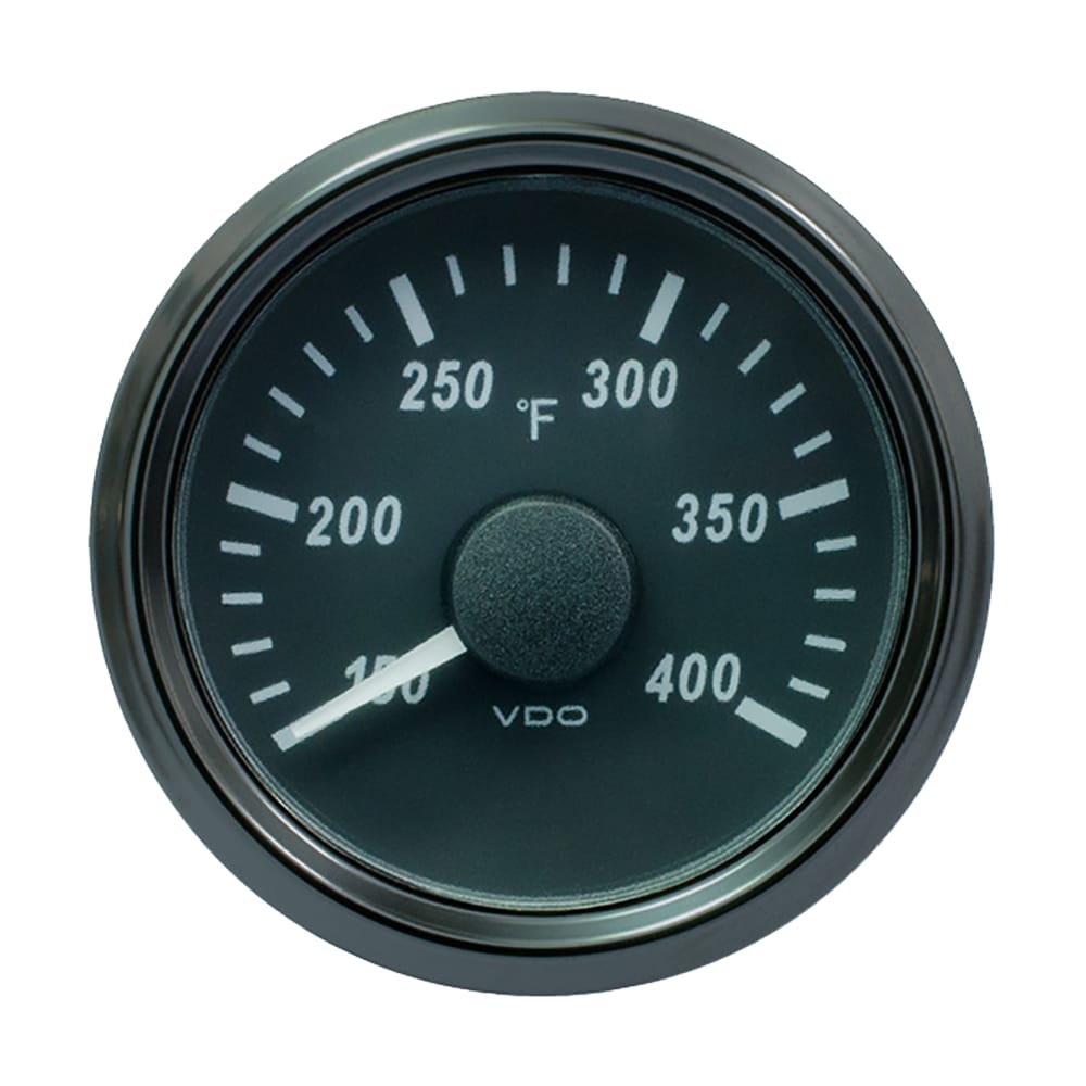 VDO Not Qualified for Free Shipping VDO SingleViu 2-1/16" Cylinder Temp Gauge 400-Degree #A2C3833530030